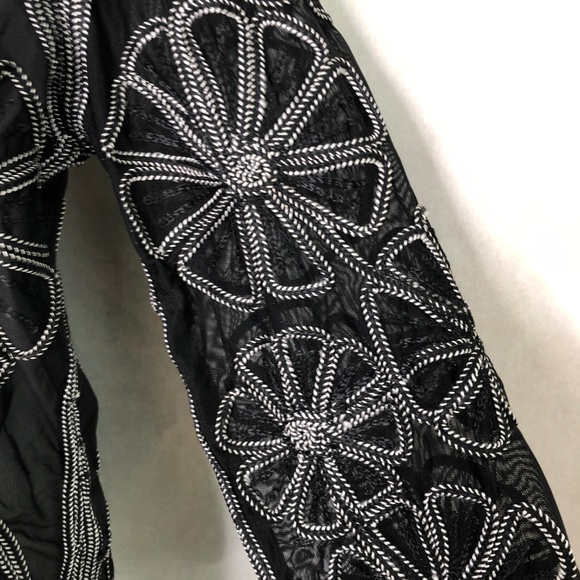 Stonebridge Semi Sheer zipper front jacket detailed embellishment - Picture 8 of 8